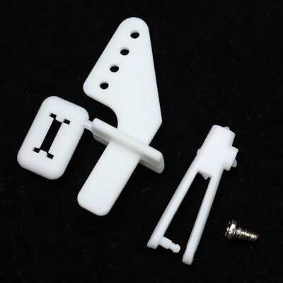 GOOD MOOD BEAUTY 10 Sets High Quality Elevators RC Airplane Nylon Accessories Medium Lock Fixed Wing Clevis Set Control Horn