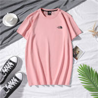 THE NORTH FACE Casual Short-sleeved T-shirt In The North of Japan Mens Long Printed Cotton Half Sleeve Women In Summer.