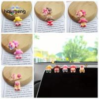 HOUMENG 5ชิ้นเครื่องประดับรถยนต์จากเรซินชุดว่ายน้ำลายพีชบั้นท้ายรูปผู้หญิงการตกแต่งของขวัญวันเกิดตกแต่งรถ Mobil Hias