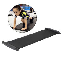 Slide Board, Roll Up Workout Skating Training Board, Skate Balance Core Trainer Exercising Mat with Carrying Bag, Shoe Booties