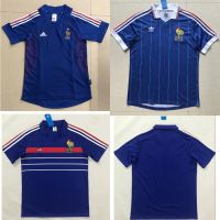 shot goods 1984-1986 European Cup champion World Cup 2002 France Retro maillot de foot FFF home blue 1982