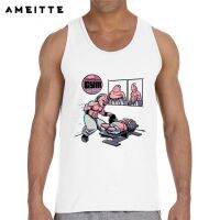 Funny Patrick Star and Majin Boo Fitness Printed Sleeveless Shirts Men 39;s Bodybuilding Vest Tops Homme