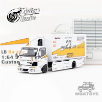 ไมโครเทอร์โบเอ็มที1:64 HINO 300ซีรีส์ที่กำหนดเองรถบรรทุกปีกนก LB Livery Flash #23รถโมเดล Diecast