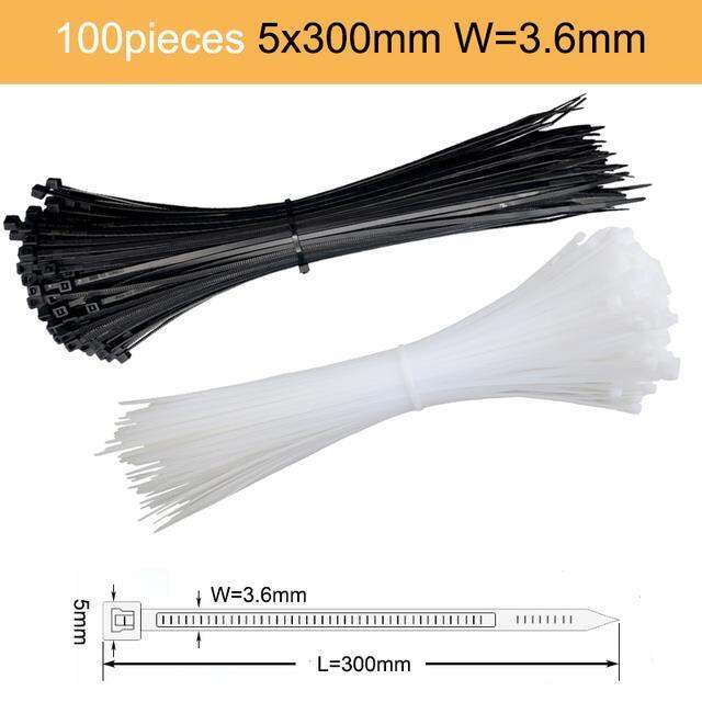 100pcs-bag-cable-tie-self-locking-3x80mm-4x200mm-5x300mm-plastic-nylon-tie-fastening-ring-zip-wraps-strap-tie-black-white