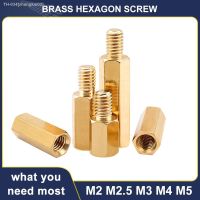 ☫☍ M2 M2.5 M3 M4 M5 M6 Motherboard Brass Hex Standoff PCB Spacer PC Board Stand off Column Stud Copper Pillar Hexagon Bolt Screw