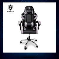 [ราคาถูกที่สุด] SASTAKE เก้าอี้เล่นเกม เก้าอี้เกมมิ่ง Gaming Chair ปรับความสูงได้ รุ่น GS-02 รับประกันสินค้า สีเทา