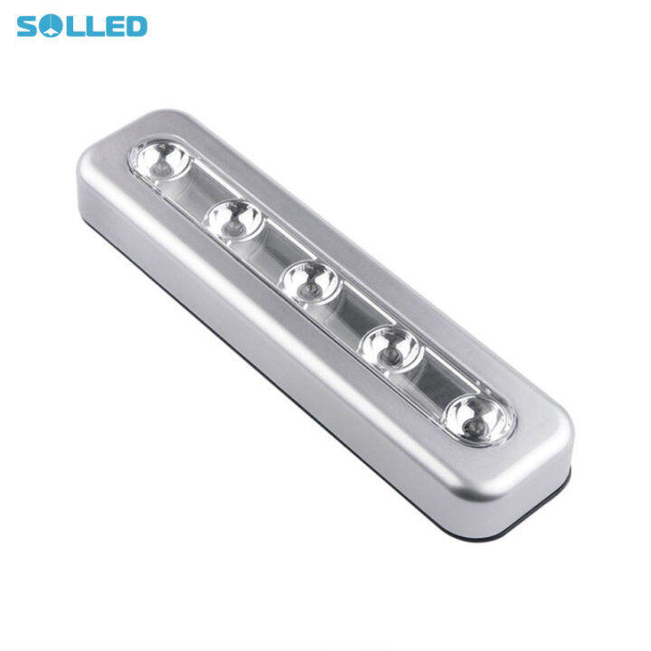 SOLLED 5 LED Light Bar Battery Operated Closet Light Kitchen