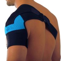 【YF】 Shoulder Brace com almofada de pressão para homens e mulheres suporte do ombro dor gelo manga compressão