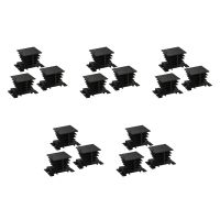 Solid State Relay Heat Sink,15PCS Aluminum Heatsink PID Temperature Controller Heat Sink for SSR-10,25,40A