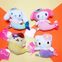 Sanrio จี้ตุ๊กตาตุ๊กตาตุ๊กตาหนานุ่มเงือกสำหรับแปลงร่าง