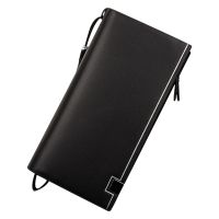 ZZOOI PU Leather Long Purse Outdoor Striped Clutch Card Holder Portable With Strap Men Wallet Phone Bag Large Capacity Travel Fashion