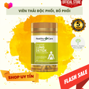 Viên uống giải độc phổi Healthy Care Lung Detox Úc 180 viên