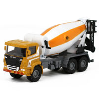 1:60 Scale Metal Concrete Mixer Truck Die Cast Model Toy 3 Colors Engineering Vehicle Model