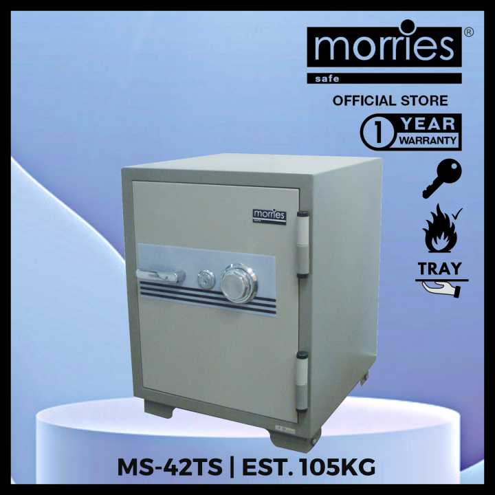 Morries Security Fire Resistant Dial/Key/Handle Safe MS 42 TS Lazada Singapore