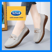 รองเท้าผู้หญิง Scholl Scholl รองเท้าแตะหนังของผู้หญิงรองเท้าสตรี Kasut Wanita รองเท้าแตะลำลอง Scholl รองเท้าแตะสตรี Scholl สำหรับผู้หญิง Scholl รองเท้าแตะโบฮีเมียผู้หญิงรองเท้าโบ้ทรองเท้าโลฟเฟอร์แบน