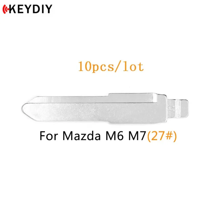 KEYDIY 10Pcs/Lot 27# Metal Blank Uncut Flip KD/VVDI/JMD Remote Key ...
