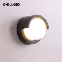 CHILLGIO LED Waterproof Wall Lamp Outdoor Villa External Lighting Northern Ho Home Decoration Vintage Veranda Indoor Light