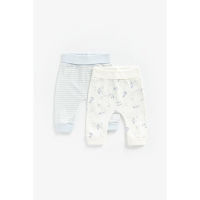 กางเกงจ๊อกเกอร์เด็กทารก Mothercare balloon and striped organic cotton joggers - 2 pack ZA272