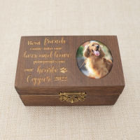 Custom Fur กล่องส่วนบุคคล Urn สำหรับ Ashes แกะสลักกล่องไม้สำหรับ Memorials Ashes Urnen สำหรับสัตว์เลี้ยง Keepsake กล่อง