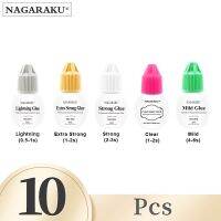 【lz】✎₪✷  Nagaraku-cola macia para extensão dos cílios 5ml garrafa 10 pcs baixo odor sem simulação