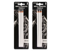 3Pcs White highlight brush Sketch Charcoal Pencils Standard Pencil Drawing Pencils Set For School Tool Painting Art Supplies