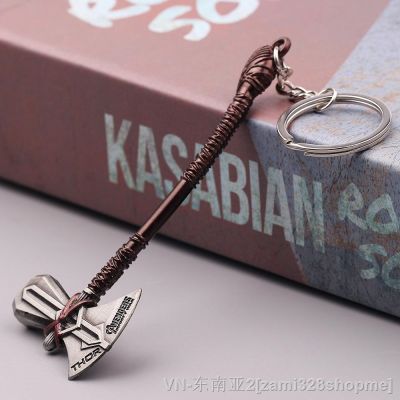 【YF】♤  Cartoon Odinson Stormbreaker Alloy Pendant Keychains Car Chain Hanging Jewelry Gifts