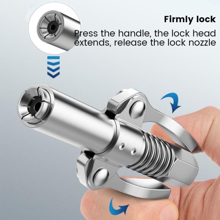 5ชุด-grease-tool-coupler-10000-psi-quick-lock-and-release-grease-tool-tip-leak-free-grease-tool-fittings-leak-free-grease-tool-tip-stainless-steel-grease-tool-fitting-quick-lock-and-release-grease-too
