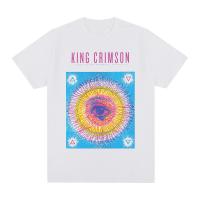 Mens Large T-shirt
 King Crimson Eye T-Shirt Rock Band Cotton Men T Shirt New Tee Tshirt Tops