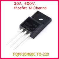 สินค้าใหม่ FQPF20N60C  มอสเฟต N แชนแนล 600V. 20A. Mosfet N-Channal สำหรับภาคจ่ายไฟสวิตชิ่ง และวงจรอิเล็กทรอนิกส์ สินค้าในไทย ส่งไวจริง ๆ