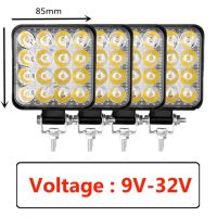 ไฟสปอตไลท์สำหรับแท่ง Led รถ4ชิ้นไฟแทรคเตอร์ไฟตัดหมอกออฟโร้ด4X4สำหรับรถกะบะเอทีวีหลอดไฟหน้า4 I