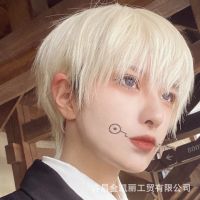 Spot wholesale wig male short hair cos is too young daily animation universal fake hair Korean handsome full headgear toys