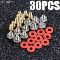 30Pcs Assorted M3 Computer Golden Motherboard Riser Silver Screws Red Washers Set Security Screws Tornillos De Todas Las Medidas