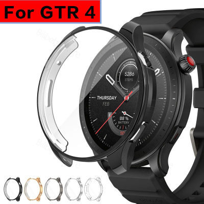 GTR4 Case For Amazfit GTR 4 Screen Protector Protective Cover For Amazfit GTR 4 Soft TPU Case Shell Wall Stickers Decals