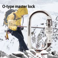 New Outdoor Camping Mountaineering Climb O Screw Thread Main Lock Buckle Climbing Supplies