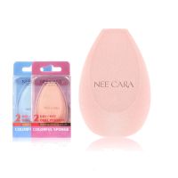 Nee Cara 2 Dual Purpose Colorful Sponge #N222 : neecara นีคาร่า ฟองน้ำ รองพื้น แต่งหน้า ฟองน้ำทรงไข่ ตัดมุม x 1 ชิ้น srsi