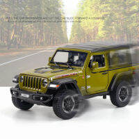 Hot 1:20 Scale ล้อ Diecast รถ Jeeps Wrangler Rubicon 1941โลหะพร้อมแสงและเสียงดึงกลับของเล่นคอลเลกชันสำหรับของขวัญ