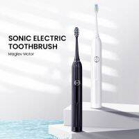 HOKDS S709 Electric Toothbrush Rechargeable Tooth Brush IPX7 Washable Electronic Toothbrush 4 Models 1 handle 2 brush heads For Adult