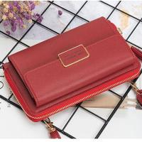 Duty mall กระเป๋าสตางค์ กระเป๋าตังค์ใบยาวแบบมีสายผู้หญิง - Long wallet women