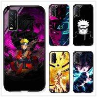 สำหรับ Vivo Y20/Y20i อะนิเมะ Naruto Series กระจกเทมเปอร์ Hard Casing ยอมรับส่วนบุคคลที่กำหนดเองเคสโทรศัพท์ปลอก DIY ของขวัญ