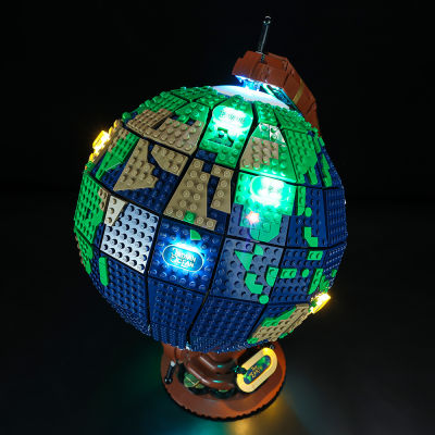 ใหม่ชุดไฟ Led สำหรับเลโก้21332ลูกโลกแผนที่อิฐของเล่นสำหรับเด็กของขวัญ (เฉพาะชุดไฟรวม)