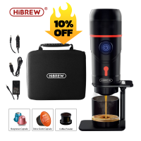 HiBREW เครื่องชงกาแฟแบบพกพาสำหรับรถยนต์ &amp; Home,เครื่องชงกาแฟ Expresso DC12V Fit Nexpresso Dolce Pod แคปซูลผงกาแฟ H4