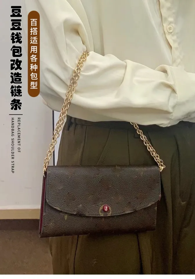 Jin Yansha wallet transformation chain accessories three in one women's bag  hand bag metal chain single buy Doudou money LV bag - AliExpress