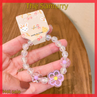 Samurry ✨Hot Sale✨ Car สร้อยข้อมือการ์ตูนสำหรับเด็กสร้อยข้อมือลูกปัดสีเจลลี่สร้อยข้อมือเด็กผู้หญิงน่ารักสร้อยข้อมือเครื่องประดับสร้อยข้อมือนักเรียน