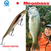 JAPAN Megabass Fishing Lure VISION ONETEN 110ซม. 14G ช้าลอย BASS LURE MINNOW Jerkbait Bullet Dynamic Sea Tackle