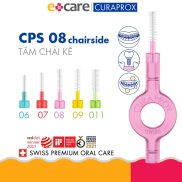Bộ 4 tăm kẽ răng CURAPROX CPS chairside 0.8mm màu hồng