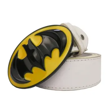 Batman Classic Logo With Embossed Symbols Belt-Medium/Large