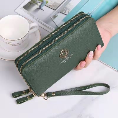 ZZOOI Womens wallet fashion Ladies mobile phone bag long printing new clutch bag star Double zipper hand strap bag Multiple color 892