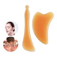 tdfj Resin Guasha Scraping Massage Scraper  Face Massager Acupuncture Gua Sha Board Acupoint tool