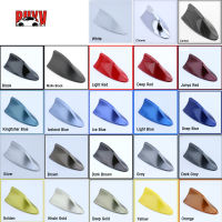 BuyV 23สีครีบฉลามเสาอากาศรถฝาครอบ AM วิทยุ FM สัญญาณหลังคาเสาอากาศสากลสำหรับรถยนต์ SUV รถบรรทุกรถตู้