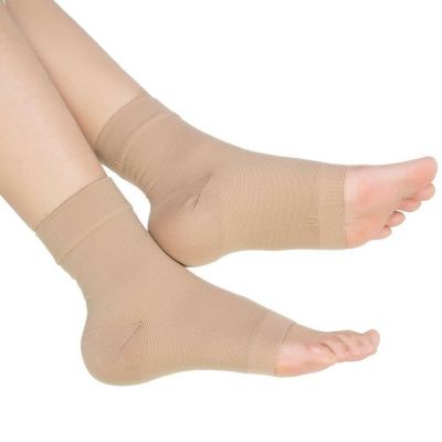 ✥✟☁ Foot Anti-Fatigue Compression Sleeve Ankle Support Open Toe Socks Plantar Fasciitis Pain Relief